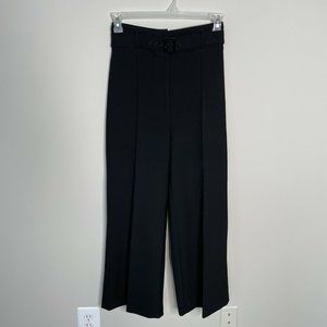 Veronica Beard Lyla Wide Leg Crop Pants High Rise